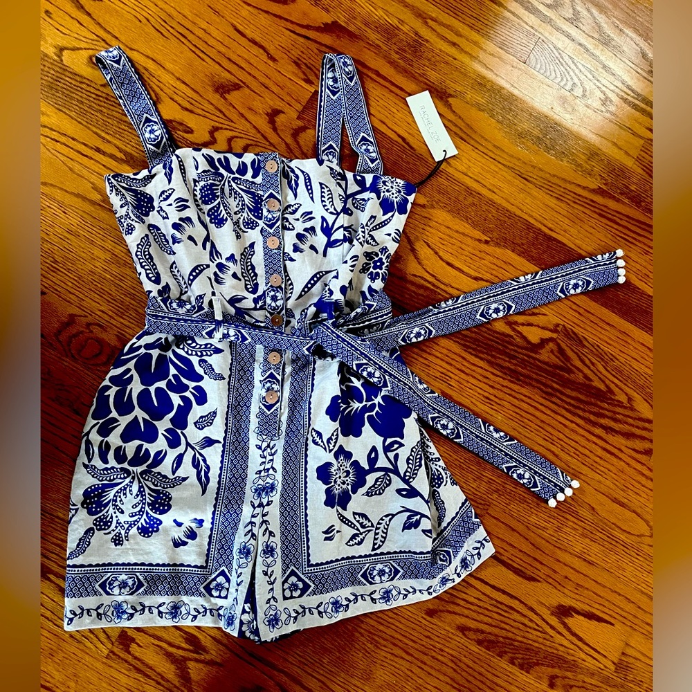Rachel Zoe Shorts Romper (New)